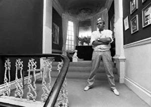 00045 Prints: Brains behind the success of Wham is Simon Napier Bell pictured at his home in Bryanston
