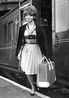 Brennan People. 21-year old Dilys Watling photographed at Manchester Central Station