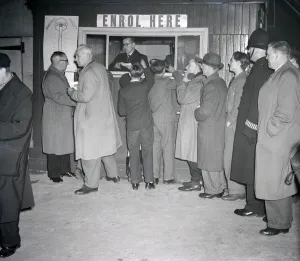 Brentford supporters queue up for cup tie tickets against Chelsea