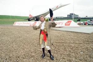 Brian Basham former British Airways PR consultant seen here after the British Airways