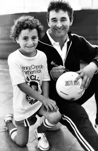 00241 Prints: Brian Clough at the Evening Chronicle sponsored football coaching session at Lightfoot