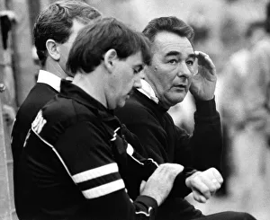 00241 Prints: Brian Clough ion the bench during the Newcastle United v Nottingham Forest 19 October