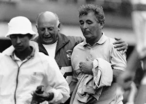 Brian Clough manager of Nottingham Forest FC September 1990