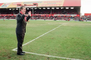 00602 Prints: Brian Clough, former Middlesbrough player and retired manager, returns to Ayresome Park
