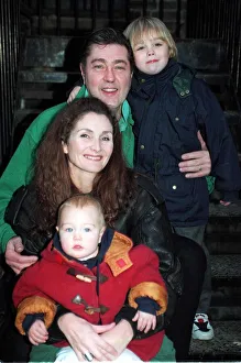 Brian Croucher Actor with his wife Christina and Children Sean and Billie