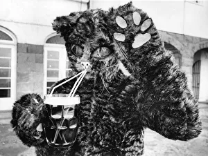 Pantomimes Prints: Brian Dene who plays the cat in the pantomime Robinson Crusoe, at the Theatre Royal