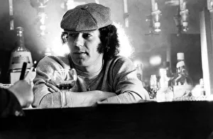 Brian Johnson lead singer of the rock group AC / DC is interviewed 7 January 1983 circa