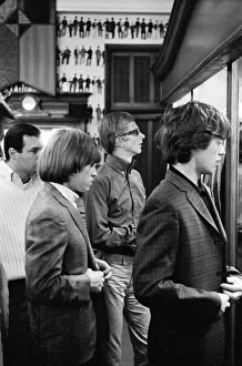 Only Young Men Prints: Brian Jones (l), Andrew Loog Oldham (centre) & Mick Jagger (r