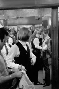 Brian Jones on the morning of 4 June 1964 when The Rolling Stones were taken shopping by