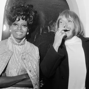 00324 Prints: Brian Jones of The Rolling Stones and Diana Ross of The Supremes at the John Bull