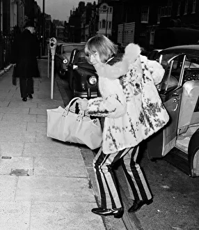 Drugs Prints: Brian Jones of The Rolling Stones sneaks into The London Harley Street Nursing home after