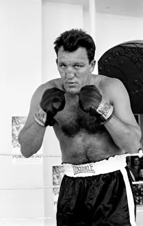 Brian London July 1966 Boxer British Heavyweight aged 32 Pictured during training