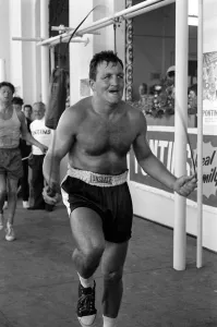 Brian London July 1966 Boxer British Heavyweight aged 32 Pictured during training