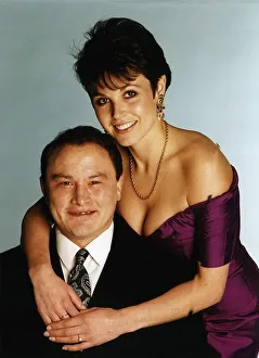 Brian Moore Rugby England with girlfriend Penny Sowden dbase A©Mirrorpix
