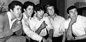 Brian Poole, far right, with his band the Tremeloes before appearing at a Newcastle Dance