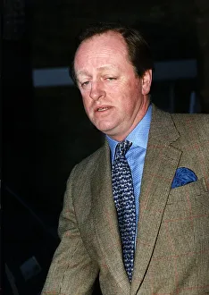 Brigadier Andrew Parker Bowles leaving his Kensington home Dbase