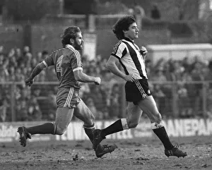 00240 Prints: Brighton v Newcastle United in the FA Cup 3rd Round match January 1983 Kevin