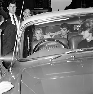Brigitte Bardot (30) in Hampstead, London to complete a few finishing scenes for her new