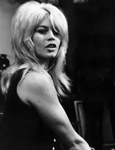 Brigitte Bardot (30) pictured during photocall press conference at the Westbury Hotel in