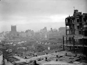 War And Prints: Bristol, Second World War, Blitz, Bombing, Castle Street