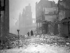 War And Prints: Bristol Times, war time pictures of destruction visited on the city of Bristol by German