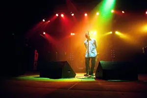 Brit pop band Oasis perform in concert at the Whitley Bay Ice Rink 19 / 01 / 96