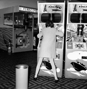 Britain, who used to import its amusement arcade machines from the United States is today