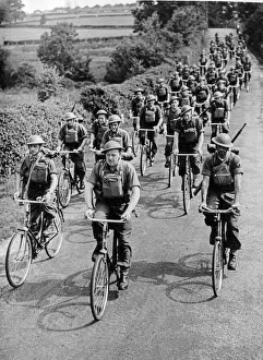 Shadow Prints: Britains cyclist army. Circa June 1940 With experience of parachutists gained while