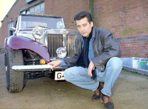 British actor Clive Owen in his role as Derek Love aka Stephen Crane in the television