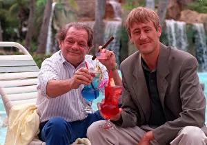 00080 Prints: British actor David Jason with fellow actor Nicholas Lyndhurst from the television
