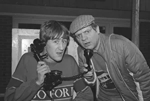 00141 Prints: British actor David Jason with fellow actor Nicholas Lyndhurst from the TV series Only