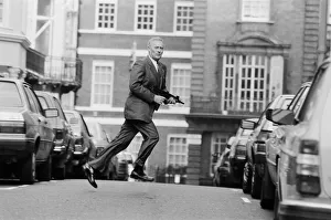 British actor Edward Woodward, who plays ex-agent Robert McCall in the American