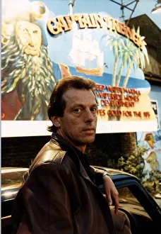 British actor Leslie Grantham who stars in the television series the Paradise Club