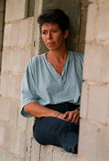 British aid worker Sally Becker in Bosnia 1993 Sally Becker was dubbed