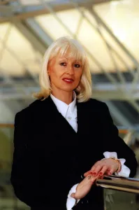 Flying Prints: Former British Airways cabin crew, air hostess Alexia Wheeler. 10 / 03 / 1999