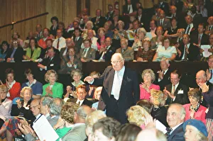 Companies Prints: Former British Airways Chair Lord King seen here during the British Airways AGM in