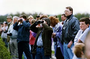 Binoculars Prints: British Airways Concorde aircraft / airliner G-BOAF visits Newcastle Airport in April