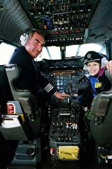 British Airways Concorde aircraft / airliner G-BOAF visits Newcastle Airport in April