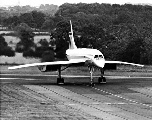 British Airways Concorde airliner / aircraft visits Newcastle Airport