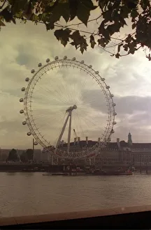 British Airways London Eye Millennium Ferris Wheel Nov 1999 The last capsule is