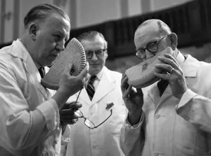 Judges Prints: British Baking Exhibition Caxton Hall 23rd March 1961 Left to Right Mr W Millar