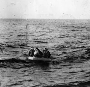 When a British bomber came down in the Atlantic its main dinghy failed to function