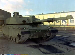 Images Dated 21st January 1991: A British Challenger 2 Tank seen here at the Vickers Factory where they are built