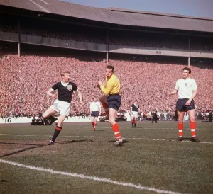 00968 Prints: British Championship International football match at Hampden Park, Glasgow
