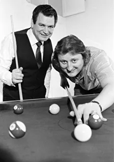 01168 Prints: British darts player Eric Bristow pictured at his newly purchased 19th century country