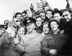 00006 Prints: British forces return from Vaagso Island Norway Jan 1942 after striking at German
