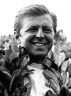 Drivers Prints: British Grand Prix Aintree July 1961 Wolfgang von Trips driver for Ferrari