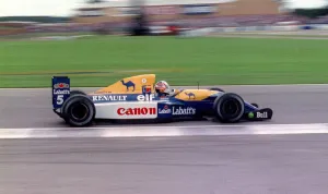 British Grand Prix July 1992 at Silverstone Nigel Mansell during the race