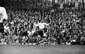Spectacular Prints: British Home Championship International football match at Ninian Park, Cardiff