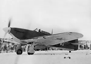 Planes Prints: This British Hurricane aircraft has been presented by the RAF to the Major General